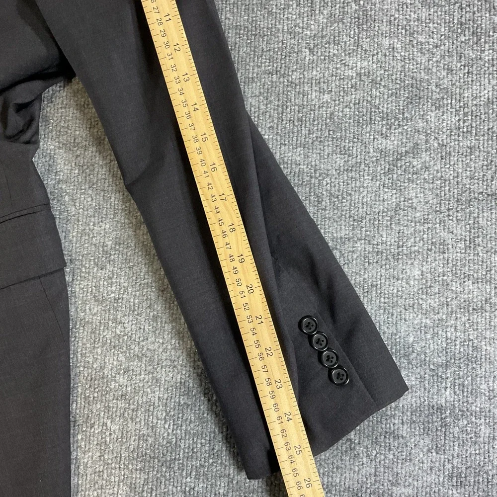 Brooks Brothers Explorer Madison Fit Blazer Sport Coat 42L Charcoal Gray